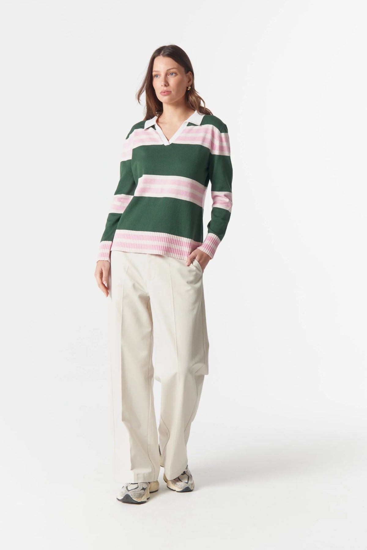 Sun Chaser Polo Knit - Rain Forest