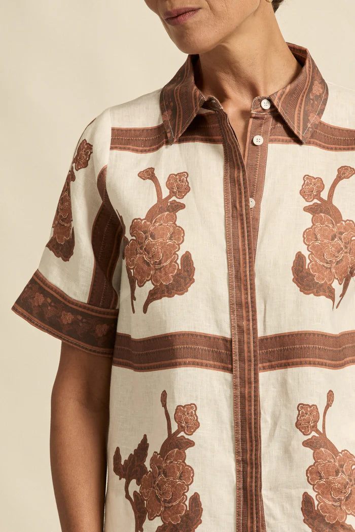 Pixel Top - Coffee Collage