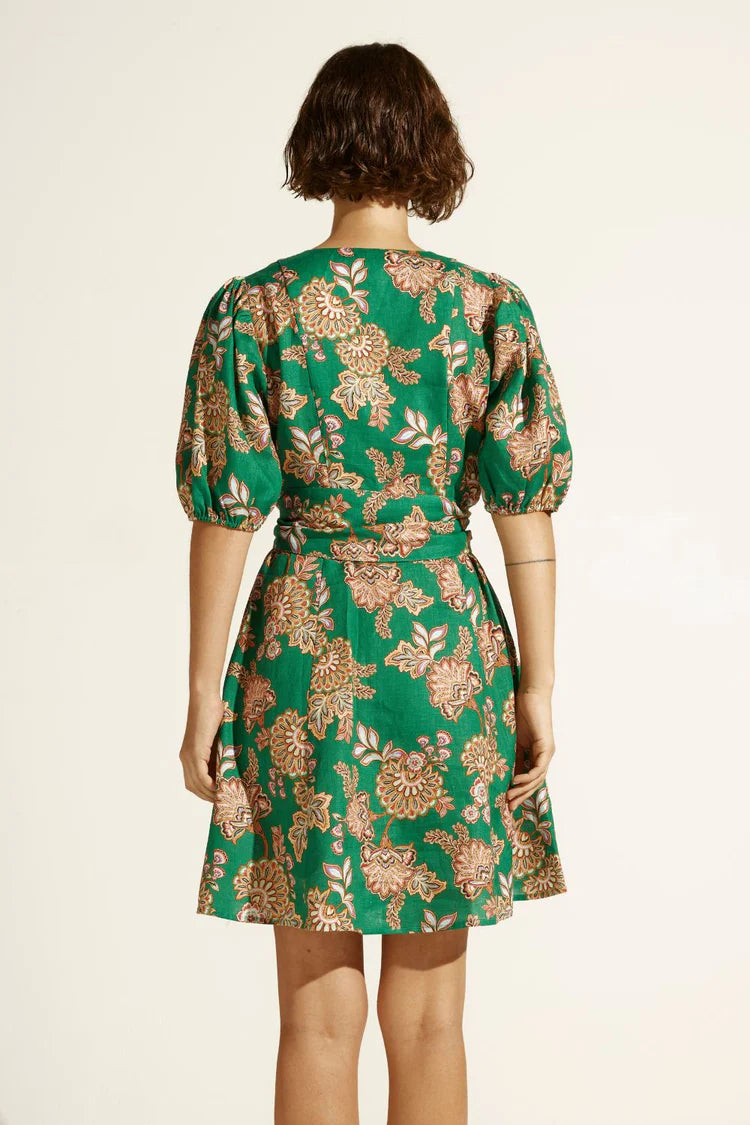 Quota Dress - K&#39;gari Palm Green