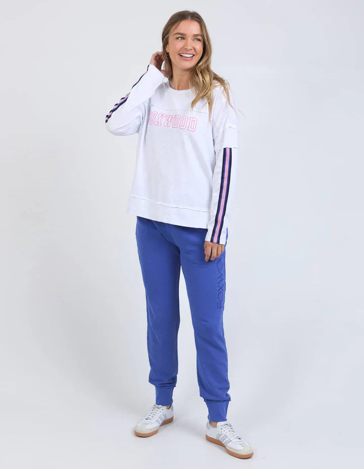 Racer Throw On Tee - White