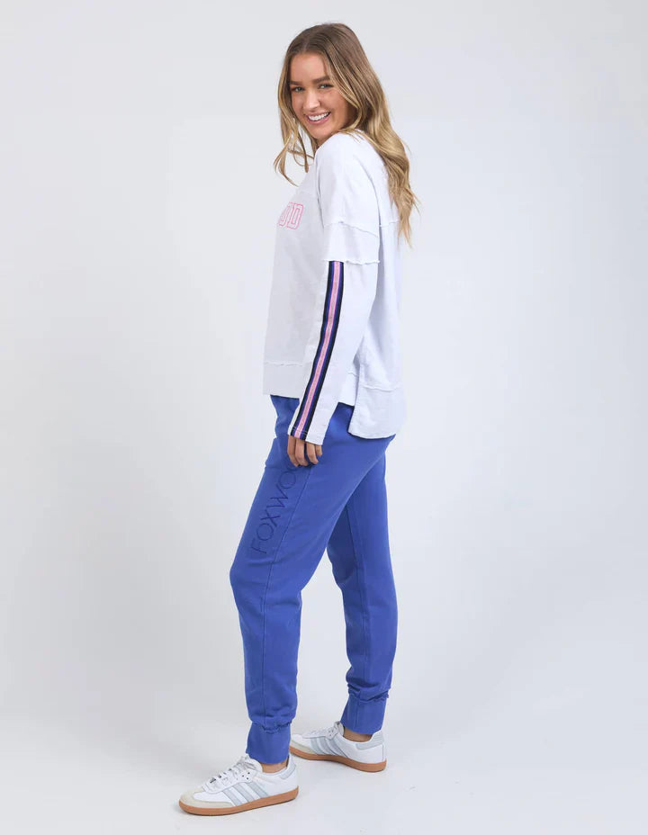 Racer Throw On Tee - White