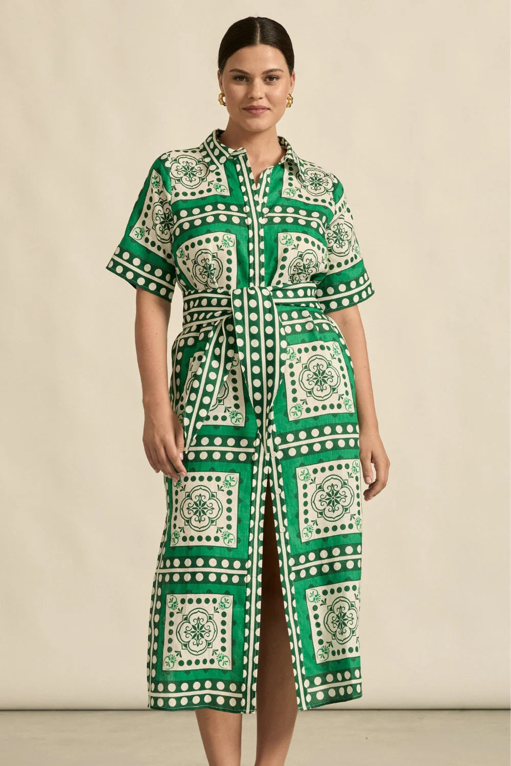 Roam Dress - Parrot Scarf