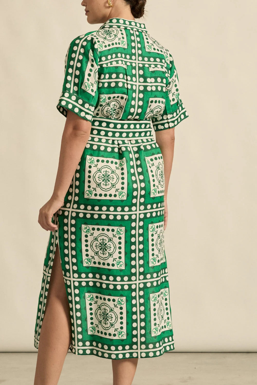 Roam Dress - Parrot Scarf