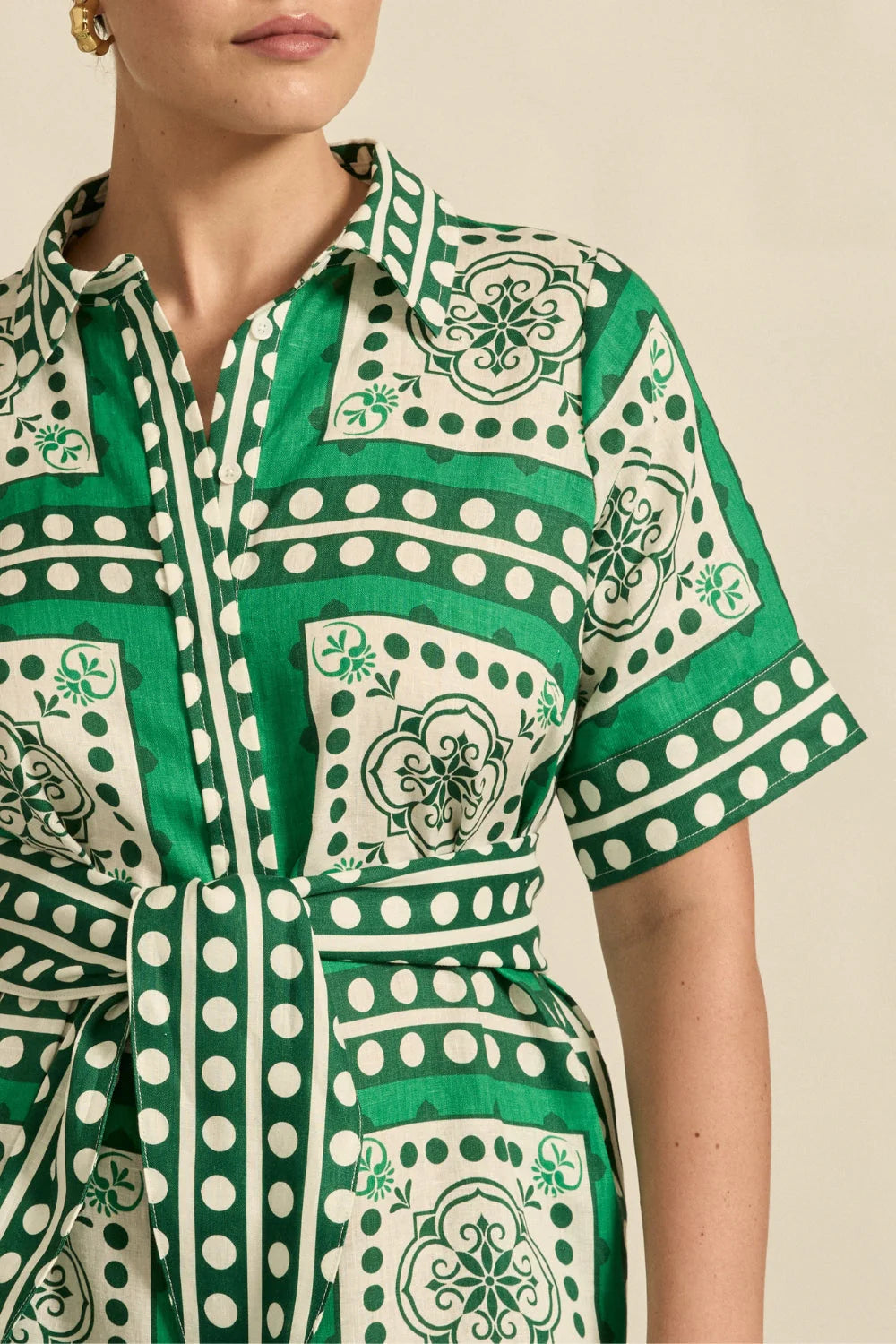 Roam Dress - Parrot Scarf