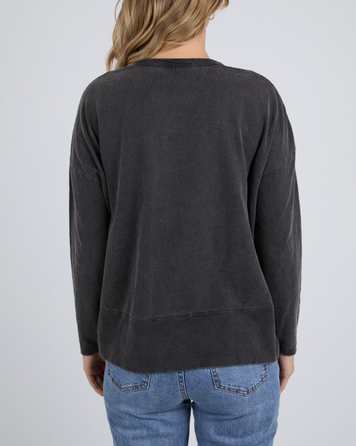 Scenic Route Long Sleeve - Washed black