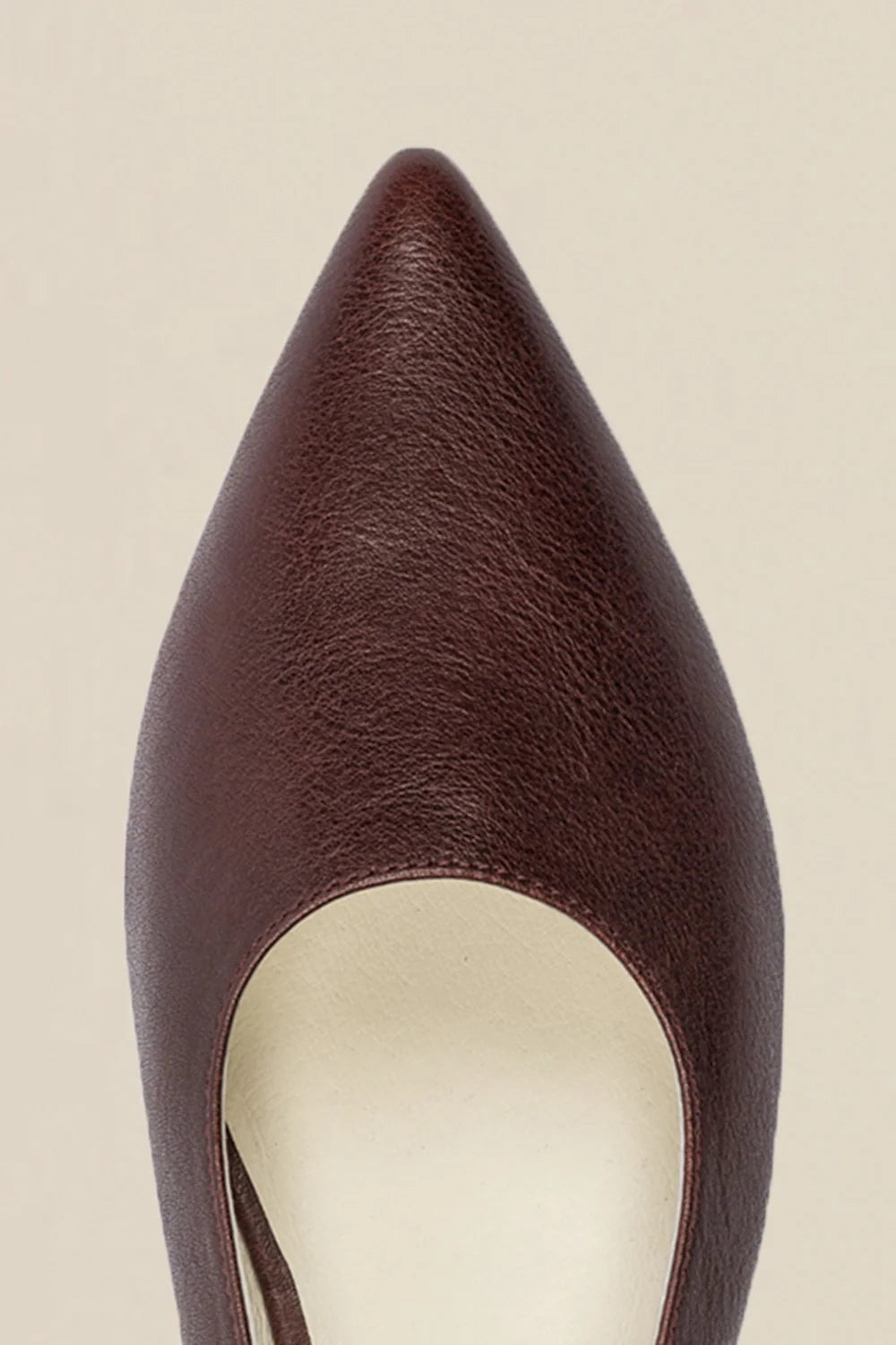 Settle Sling Back - Currant Leather