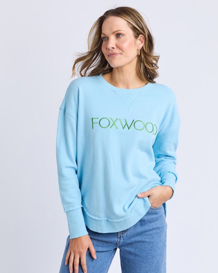 Simplified Crew - Light Blue/Lime