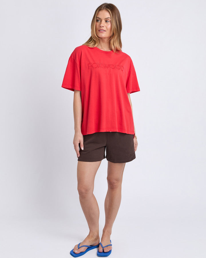 Foxwood Simplified Tee - Red
