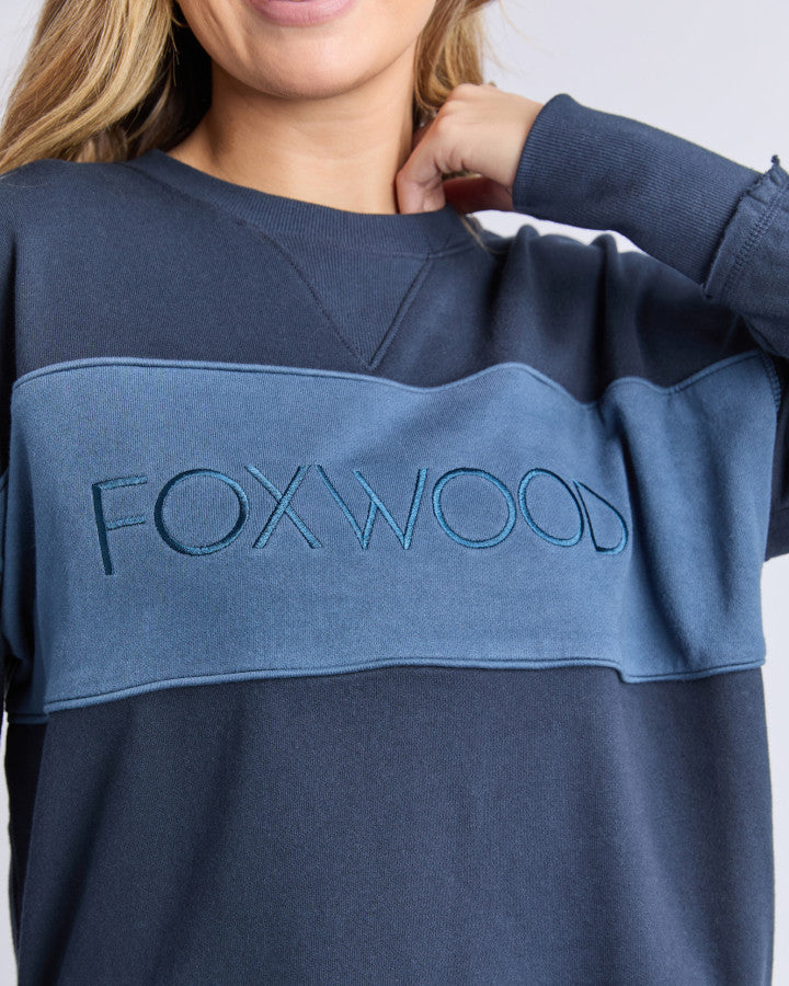 Navy cotton sweatshirt