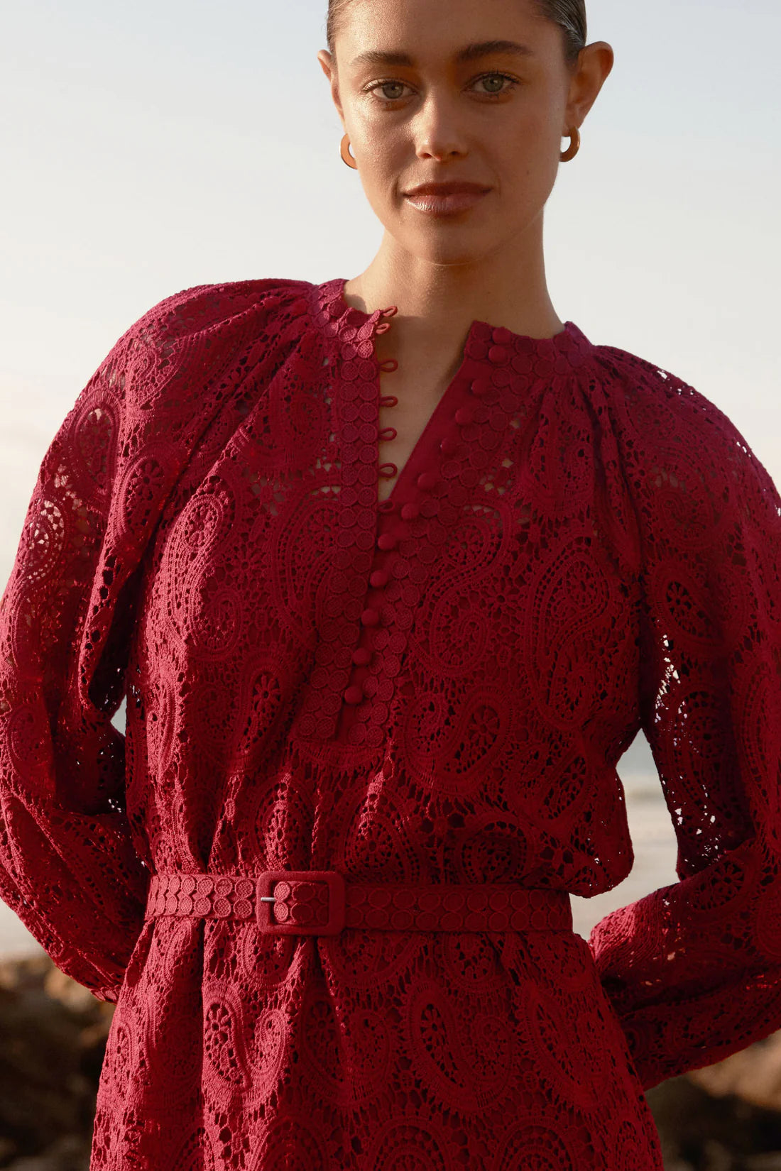 Sonnet Dress - Raspberry