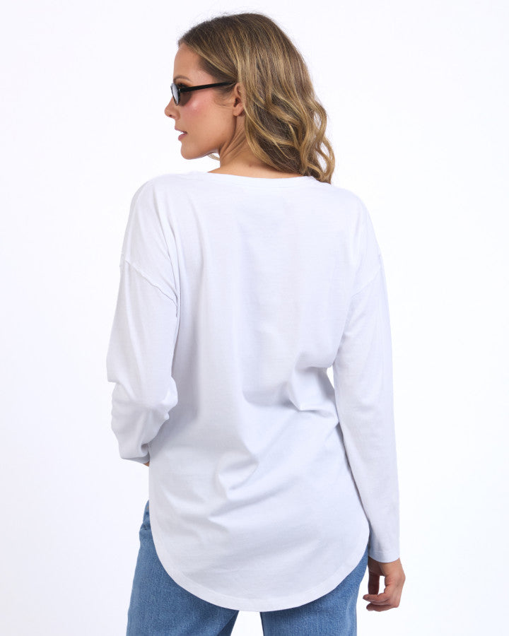 Standard Long Sleeve Tee - White