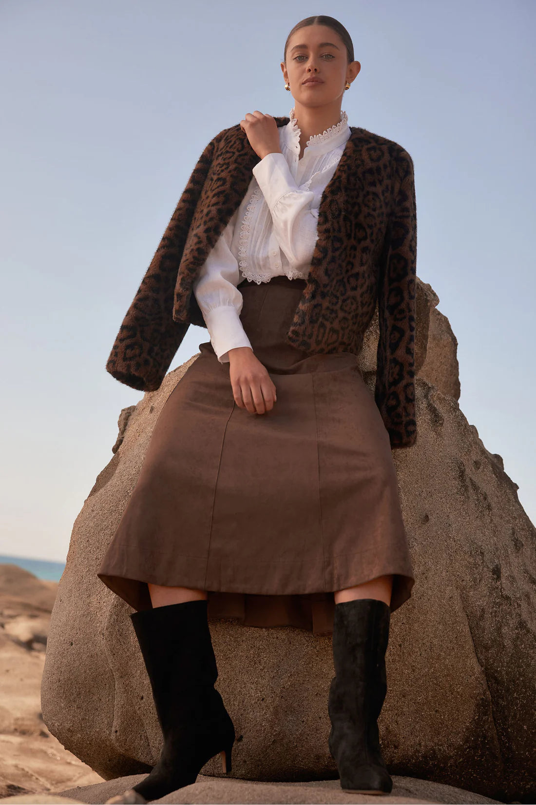 Stellar Skirt - Mocha