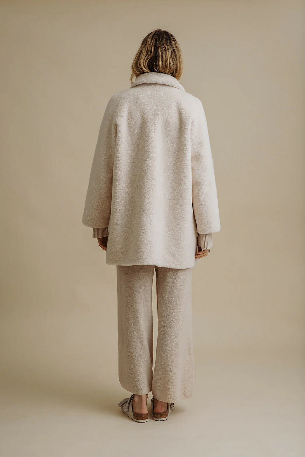 Polar Faux Fur Coat - Snow