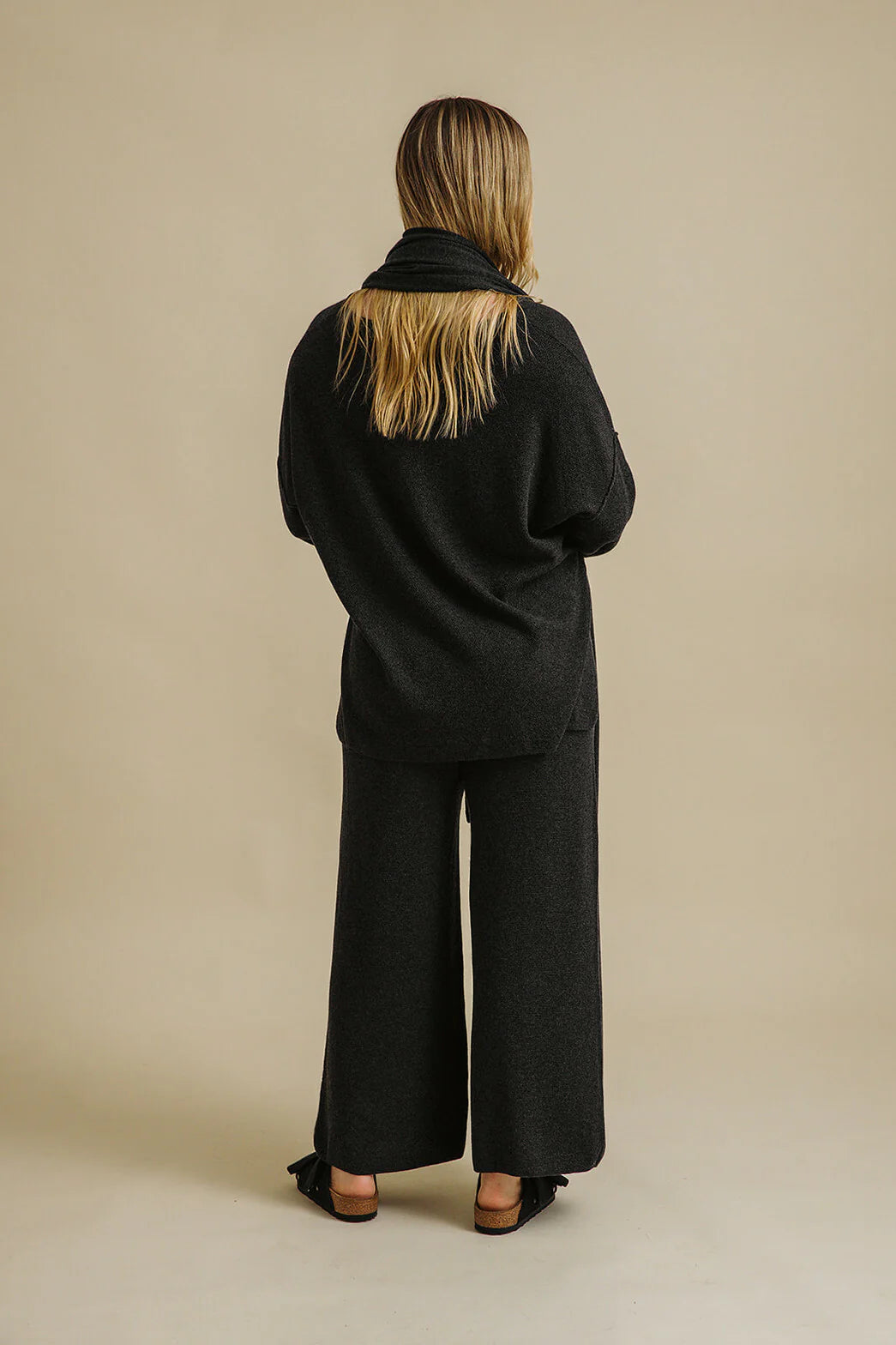 Winter Retreat Merino Cotton Pullover - Ghost Grey