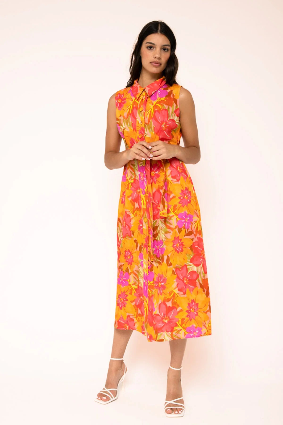 LOLA MIDI DRESS