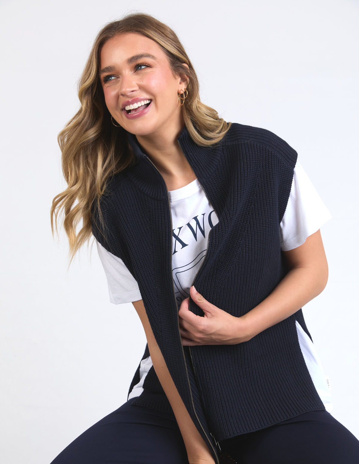 Foxwood Navy Vest
