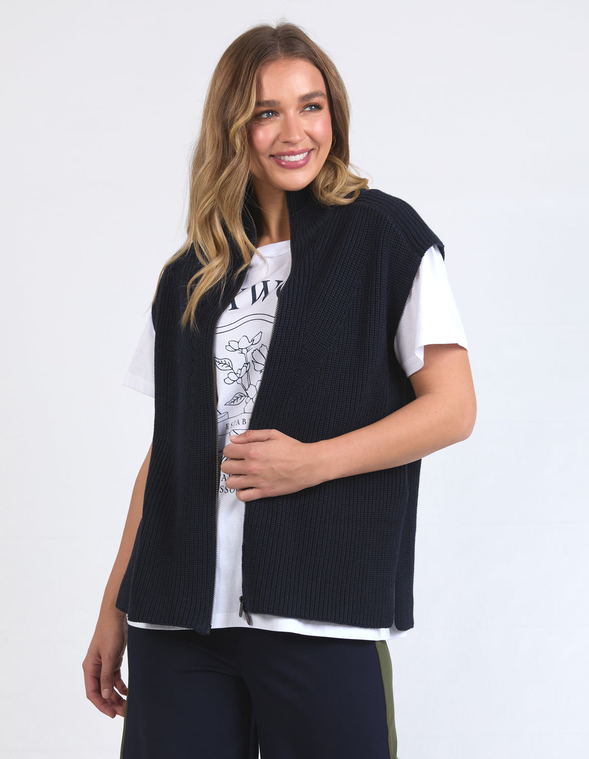 Zip Knit Vest