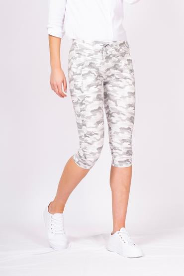 Bianco Active Camo Yoga Jeans - White