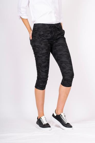 Bianco Active Camo Yoga Jeans - Black