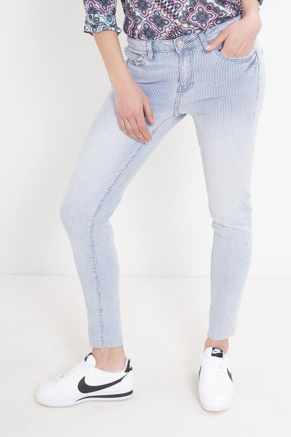 Bianco Morion Stripe jean - Denim