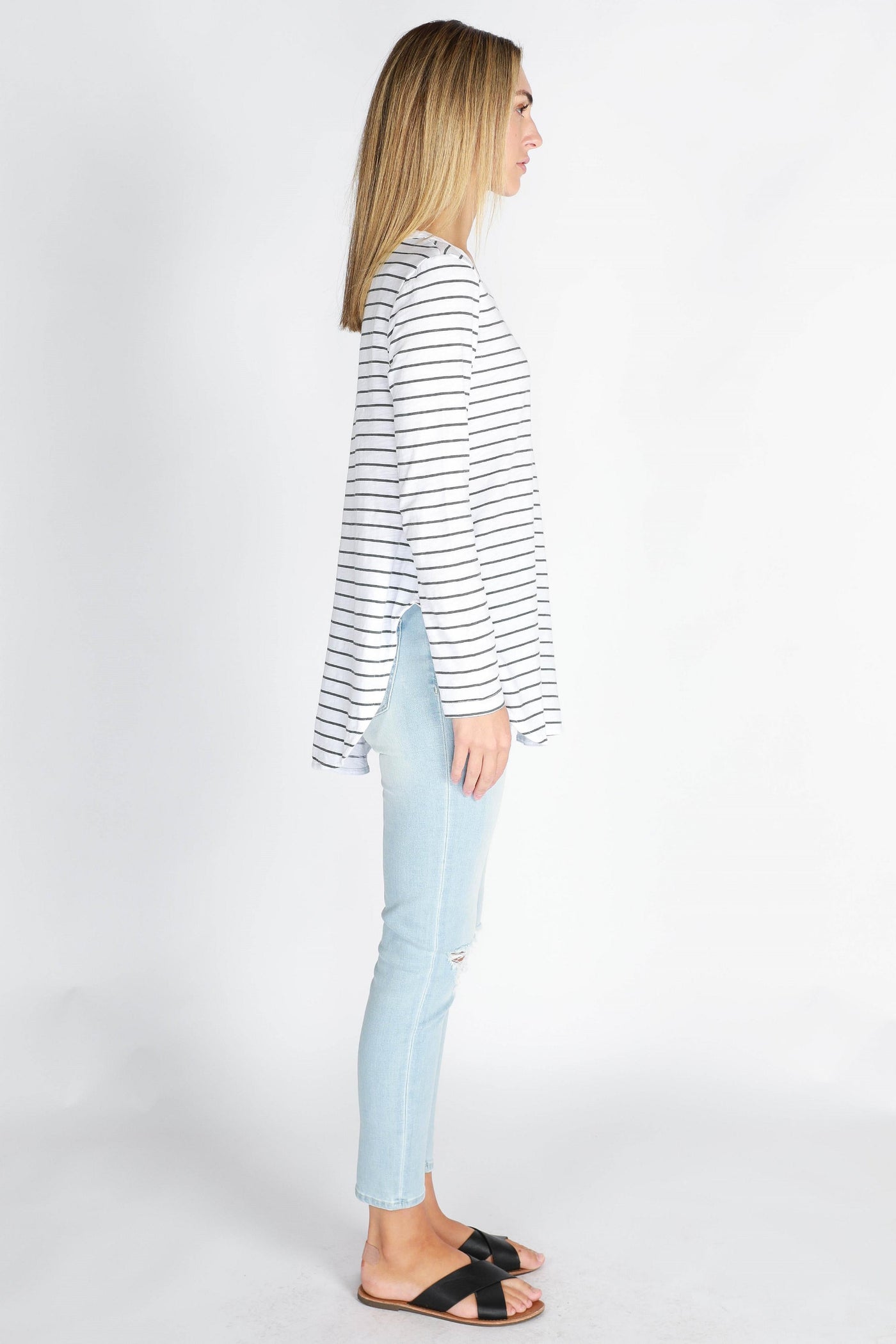 Scarlett L/S Tee - Stripe