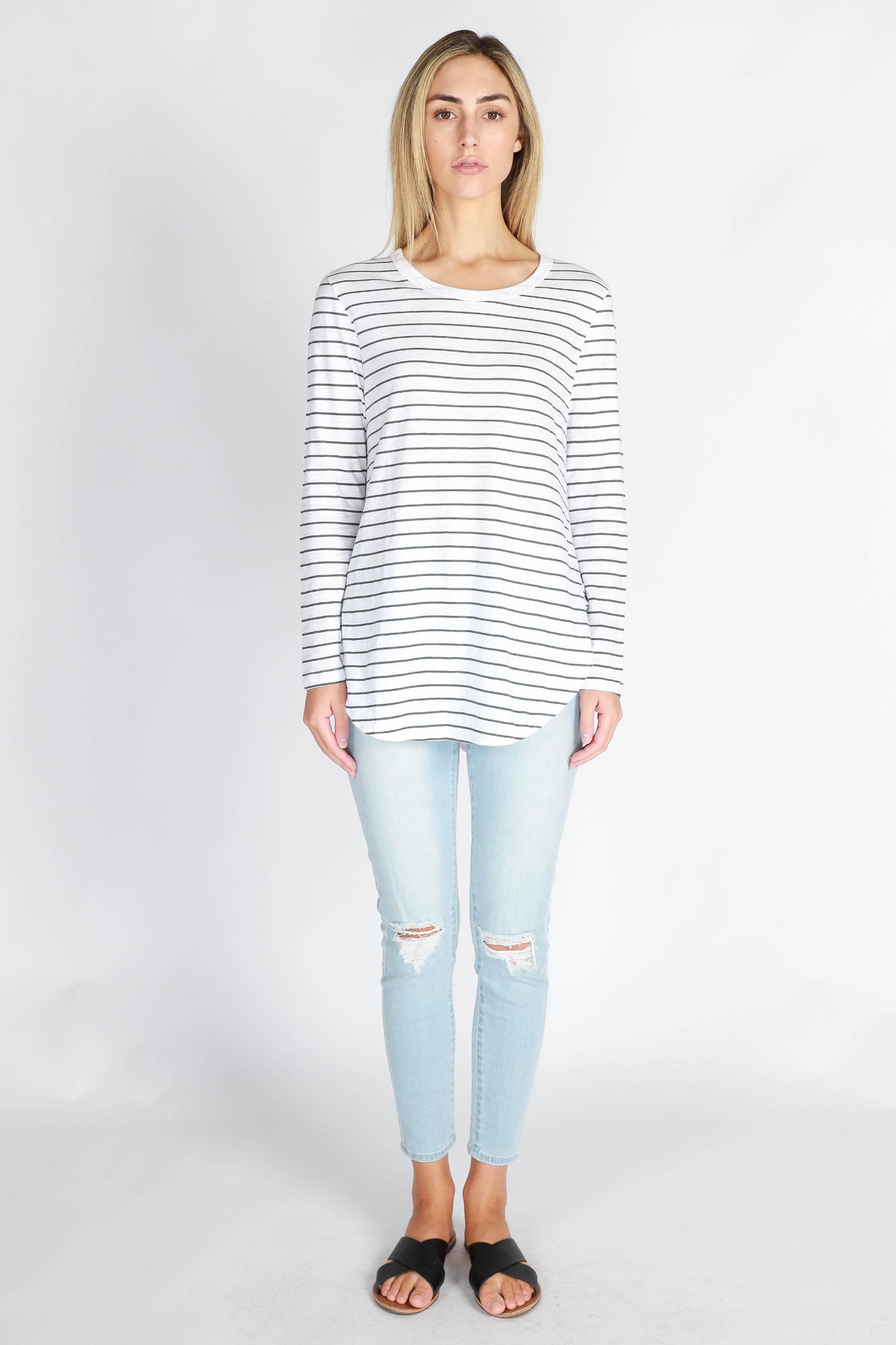 Scarlett L/S Tee - Stripe