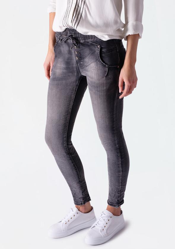 Bianco Olivia Jogger Jean - Coal