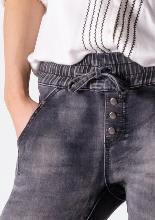 Bianco Olivia Jogger Jean - Coal