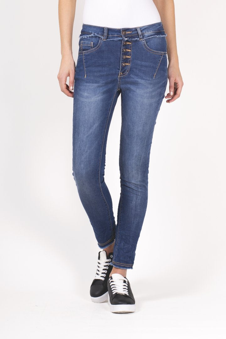 Bianco Numi Jean - Blue Denim