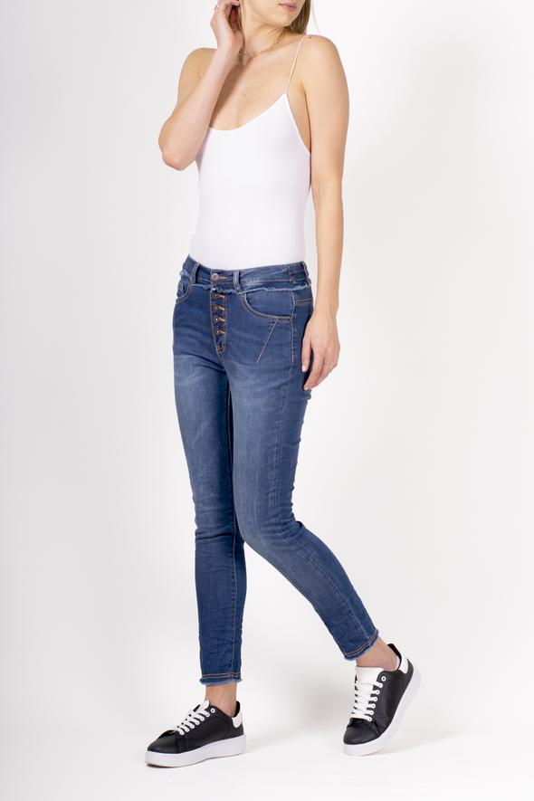 Bianco Numi Jean - Blue Denim