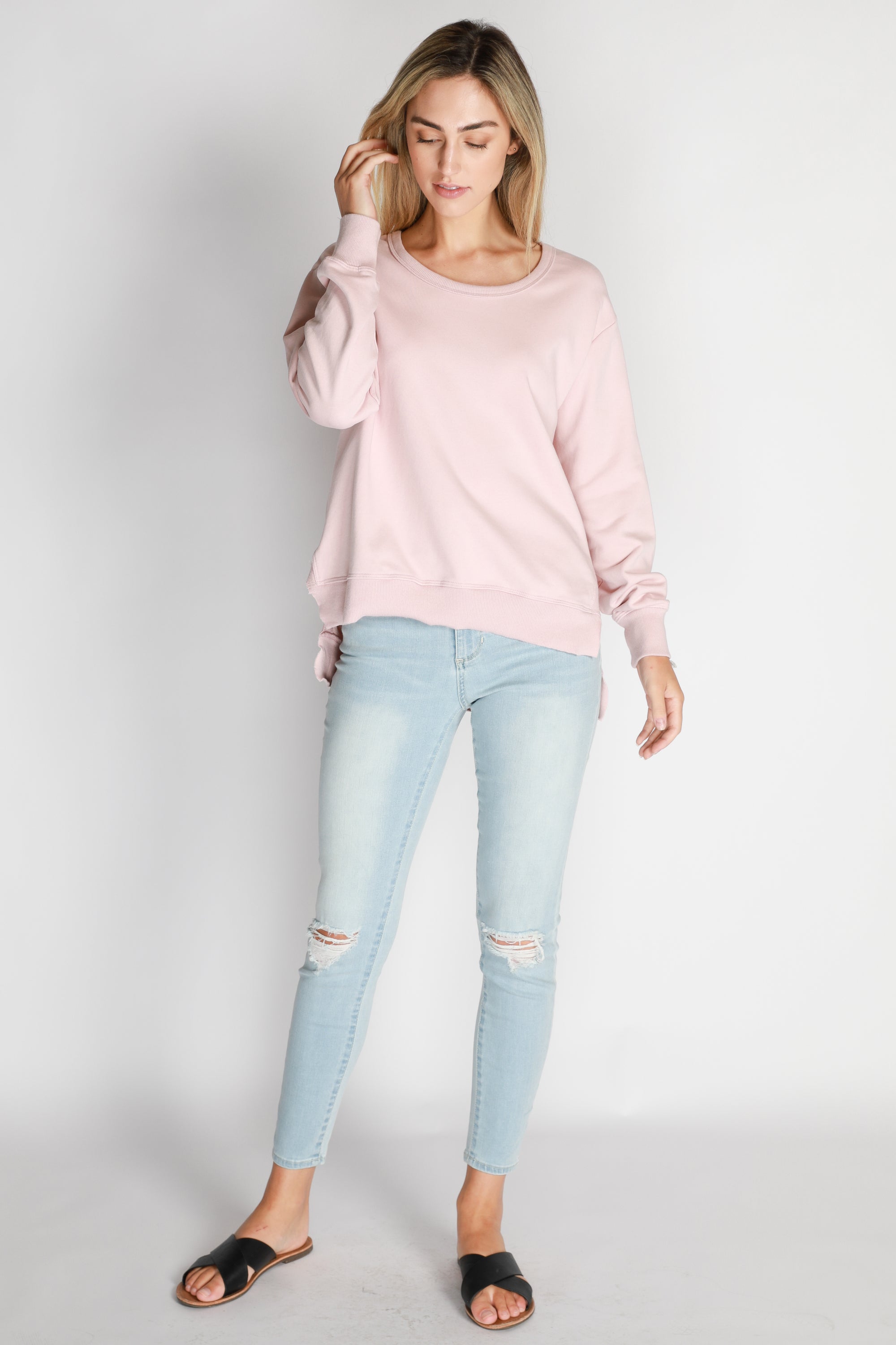 Ulverstone Sweater - Pink/Marshmallow