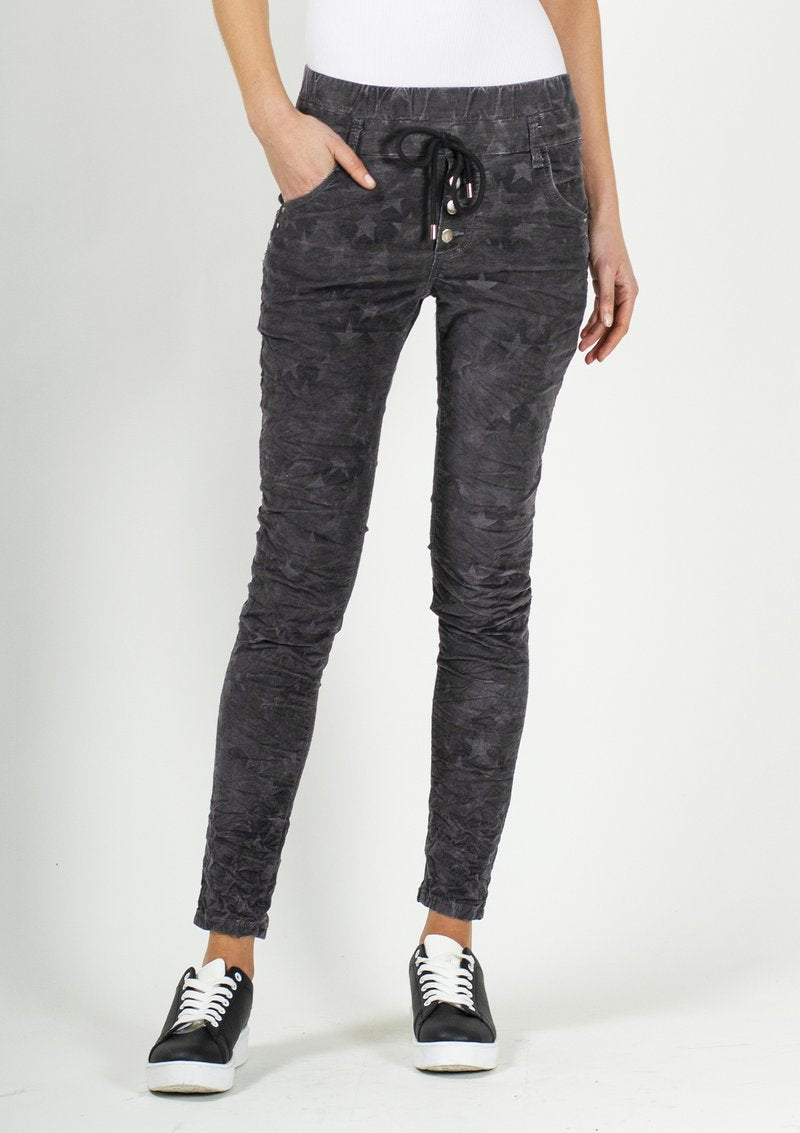 Bianco Whitney Star Pant - Dark Grey