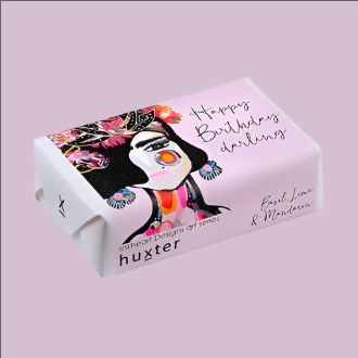 Huxter - Happy Birthday Darling Soap-Basil, Lime & Mandarin