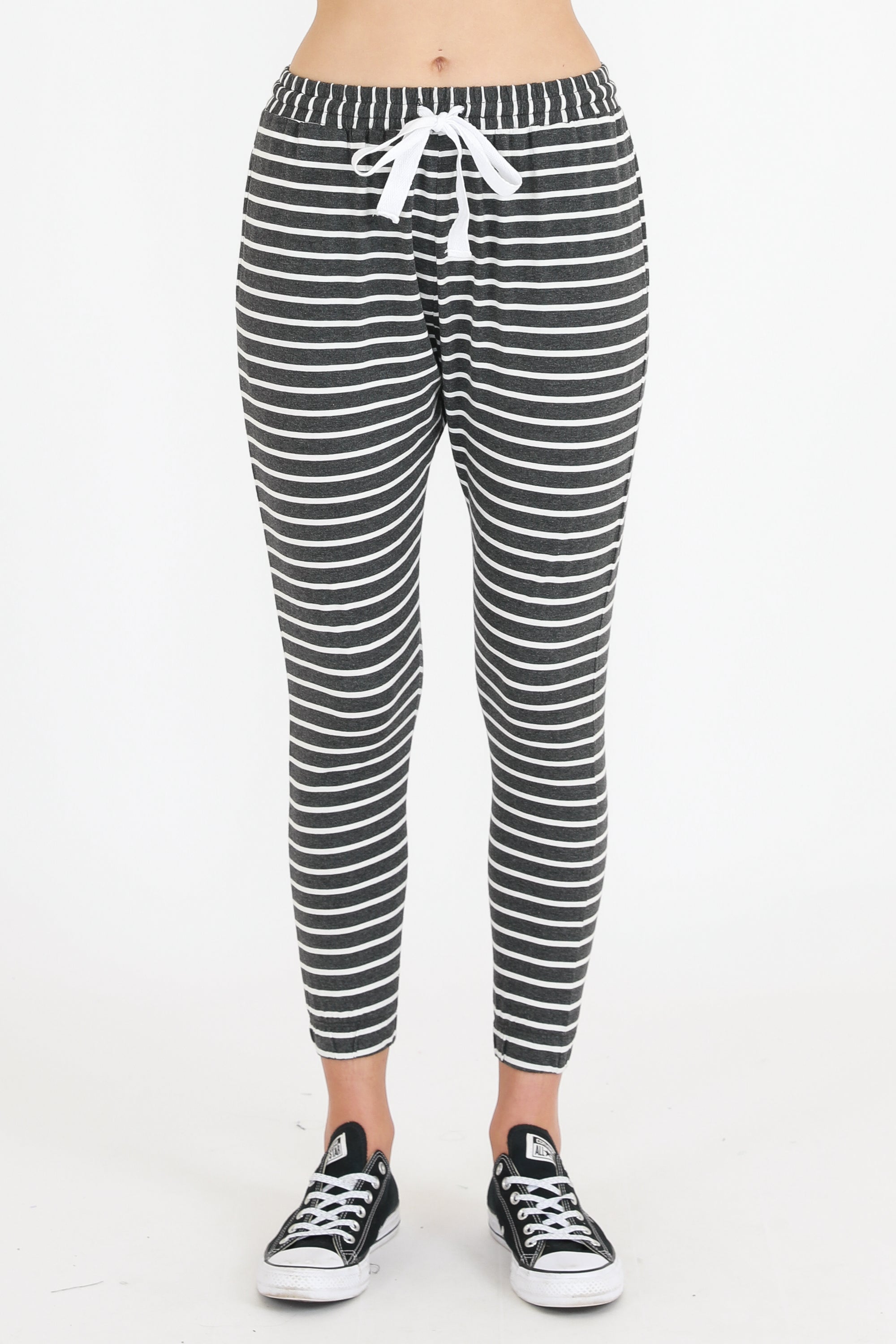 Bondi Jogger - Charcoal Stripe