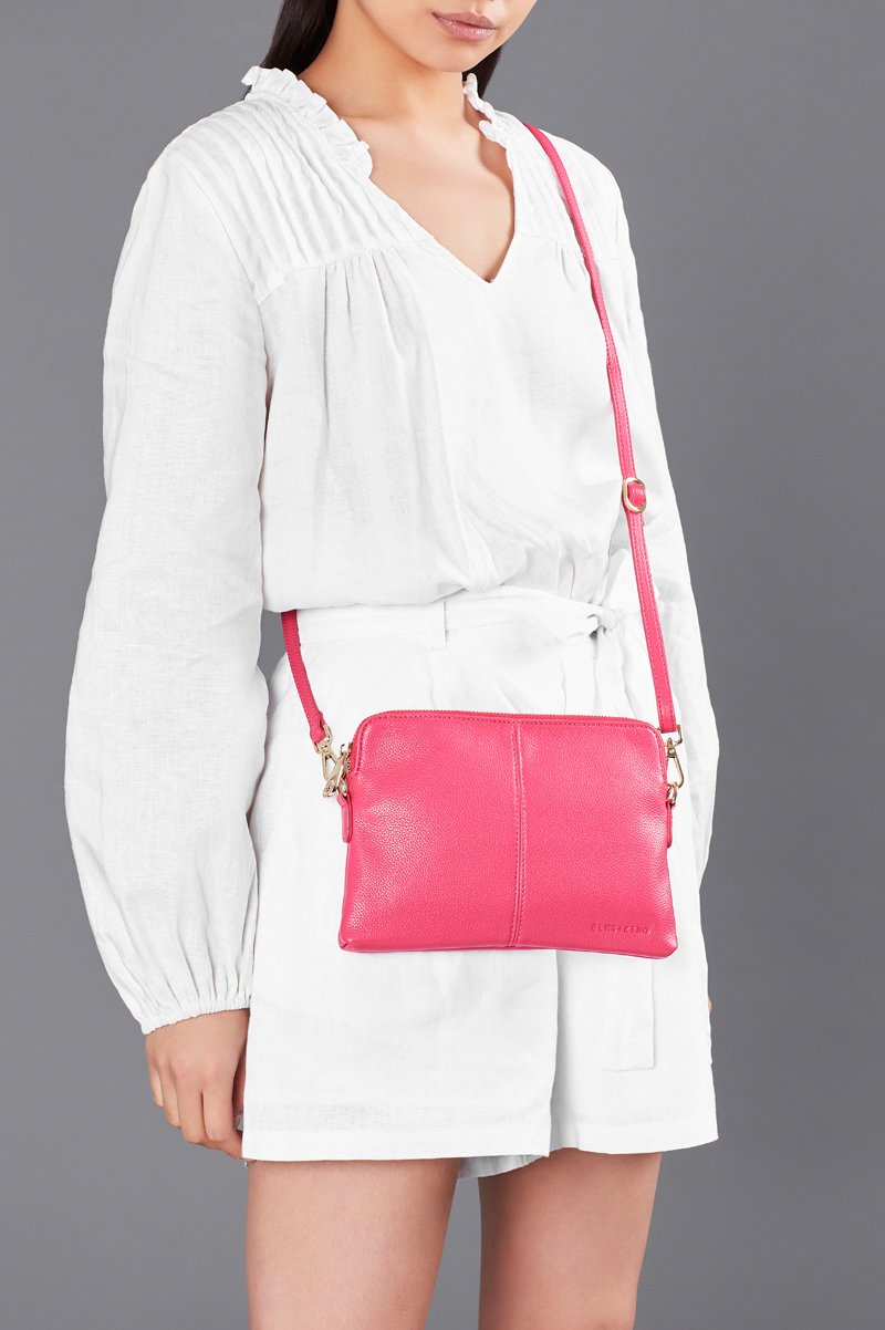 pink bowery crossbody bag