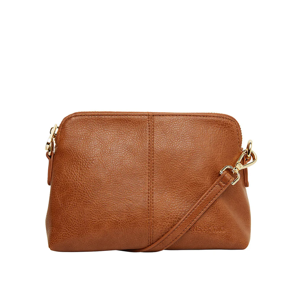 Burbank Crossbody - Tan Pebble