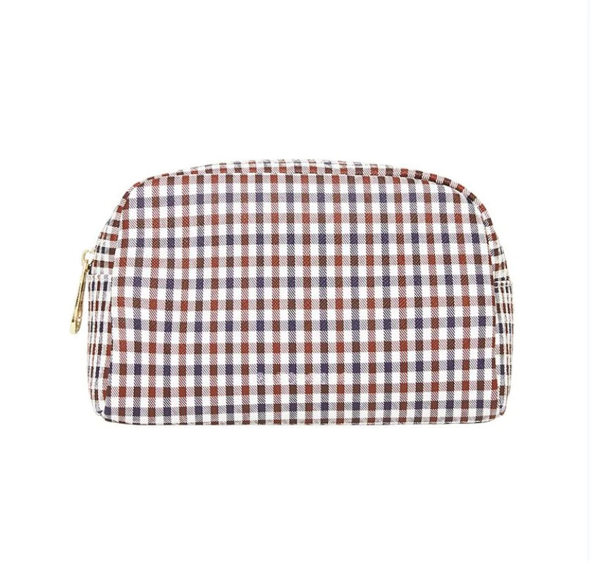 Small Cosmetic Bag-Winter Check