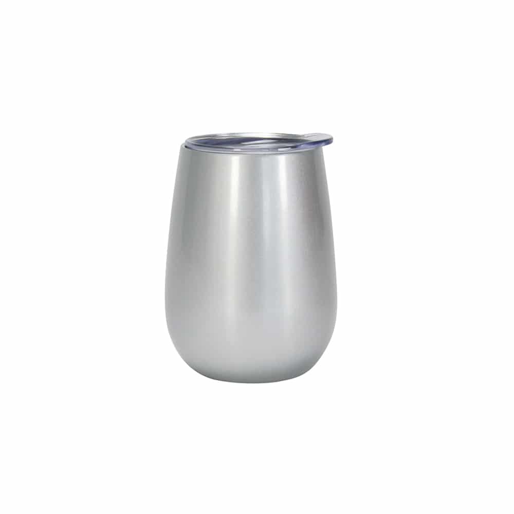 Wine Tumbler 295ml- Silver