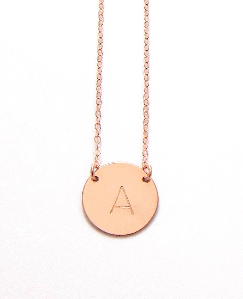 Chloe Disc Necklace -- Sterling Silver