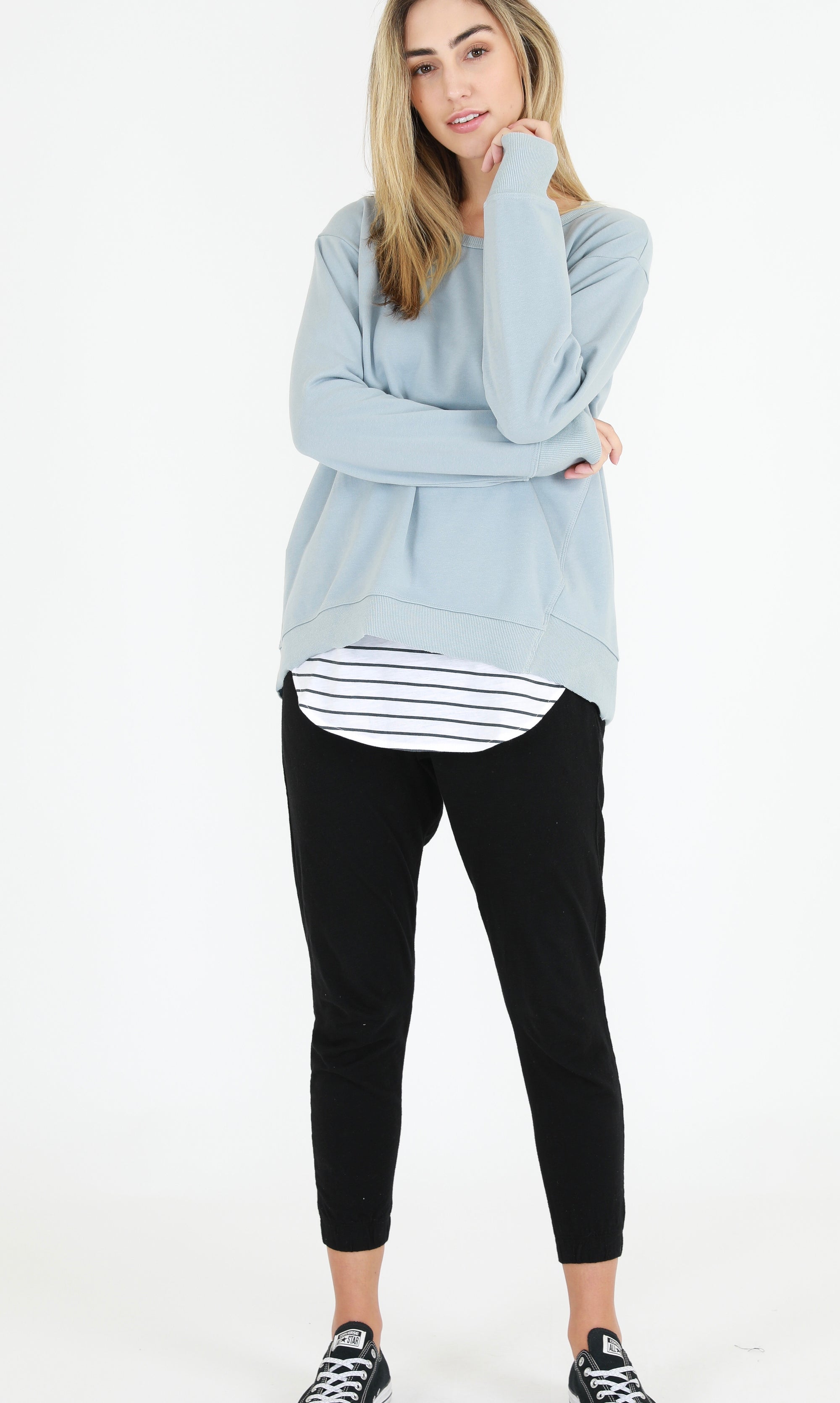 Newhaven Sweat - Storm Blue