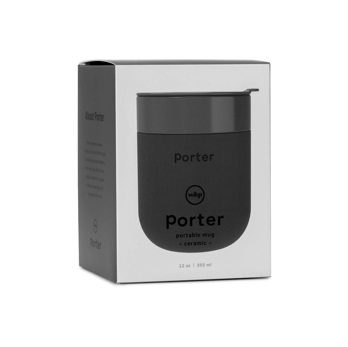 Porter Ceramic Mug 355ml - Charcoal