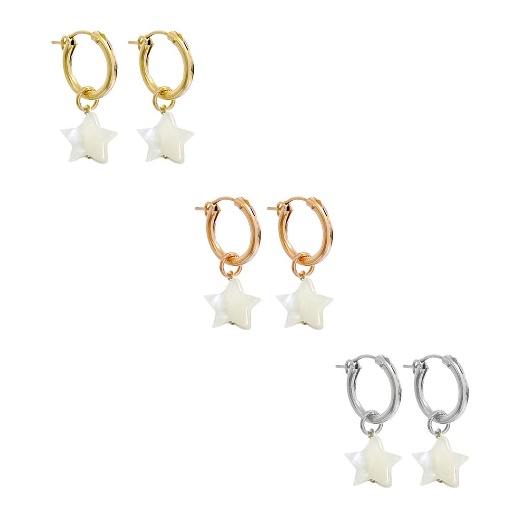 Paris Hoop Marni Earrings - Gold, Rose, Silver