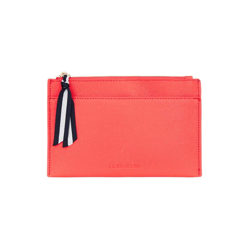New York Coin Purse - Camellia Red