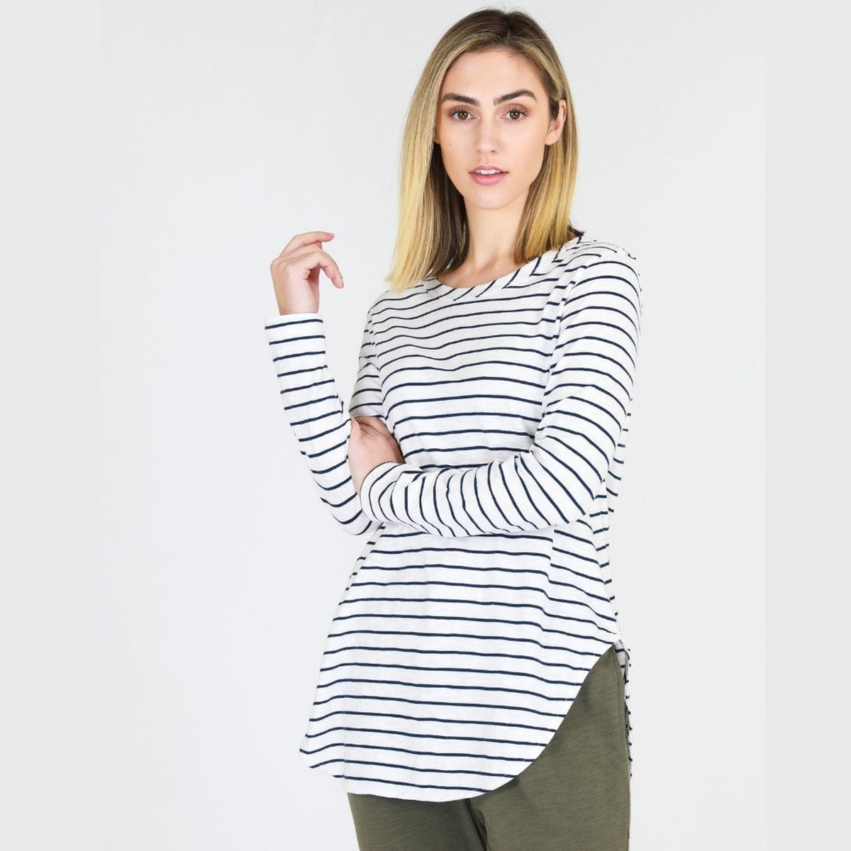 Scarlett L/S Tee - Stripe