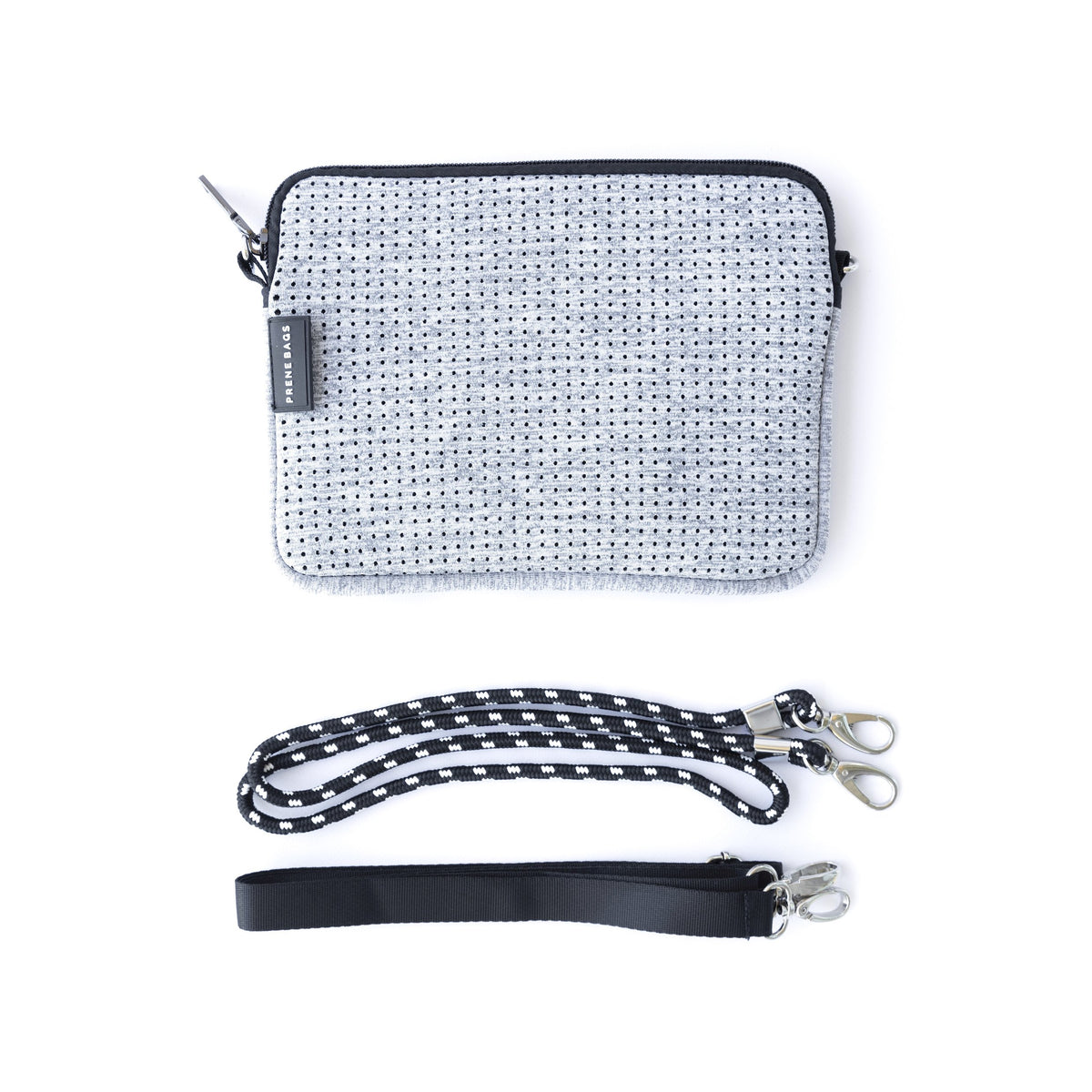 Prene - Pixie Crossbody Bag - Light Grey Marle