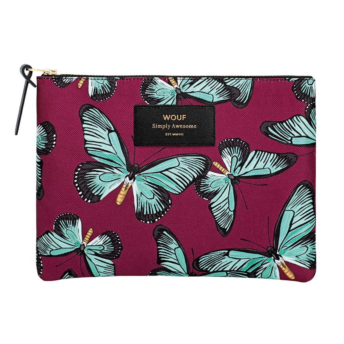 WOUF Classic Luxe Pouch - Butterfly