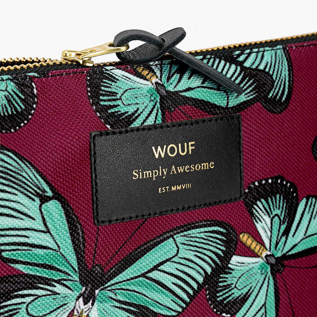 WOUF Classic Luxe Pouch - Butterfly