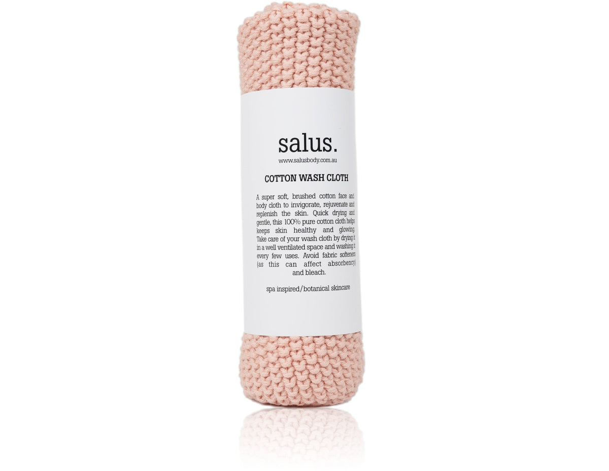 Cotton Wash Cloth - Pink