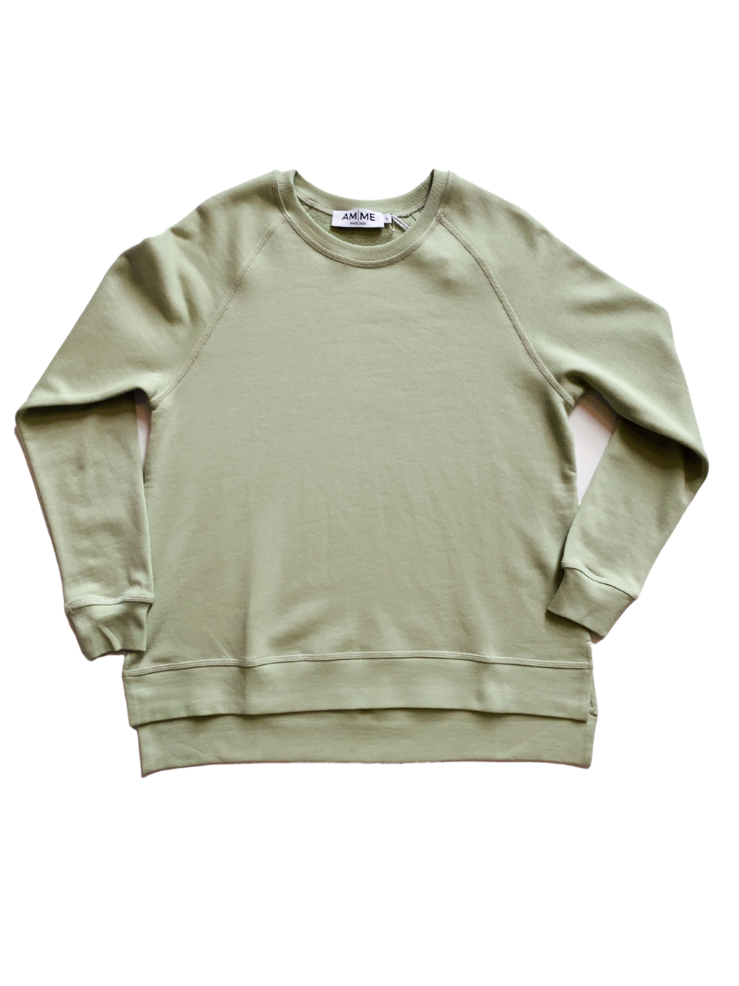 Classic Split Sweat - Sage