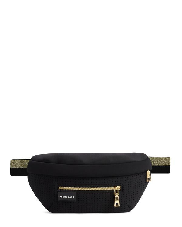 The Sportif Waist Bag - Black / Gold